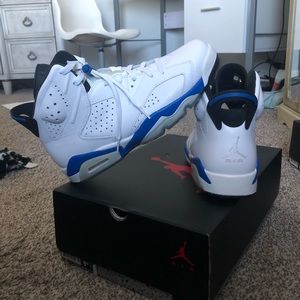 Air Jordan Retro Sport Blue 6s
